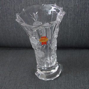 Anna Hutte Bleikkristall 24% PbO Lead Crystal Made in Germany Flower Vase